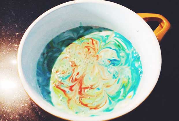DIY Food: Colourful Latte Art