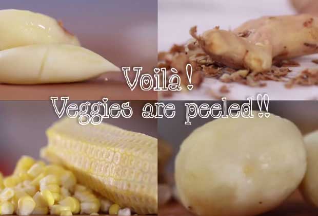 Tips & Tricks: How To Peel Veggies In A Jiffy