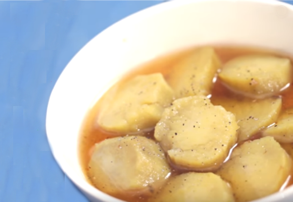 Sindhi Special: Sweet Potato In Jaggery Syrup