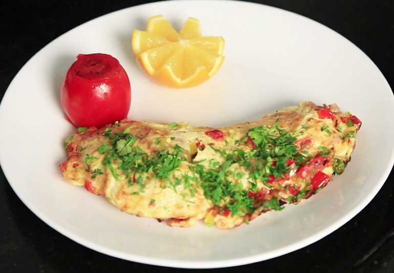 Desi Breakfast: Indian Masala Omelette