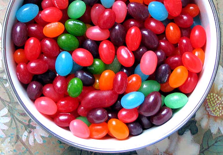 DIY Food: Colourful Jelly Beans