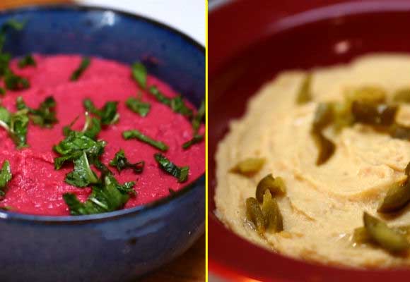 Quick Dips: Two-Way Hummus