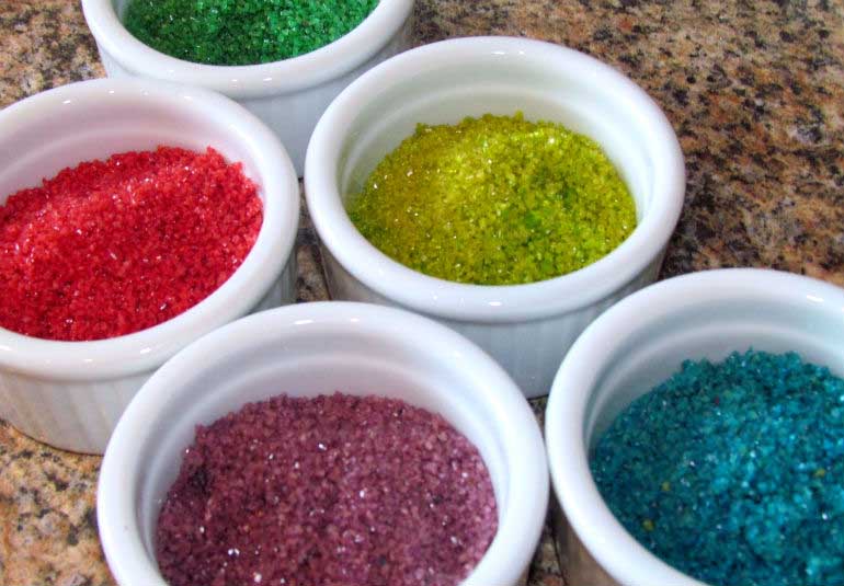 DIY Food: Colourful Sugar
