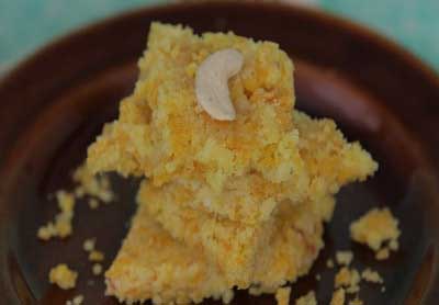 Carrot Coconut Burfi | Diwali Special Sweet Recipe