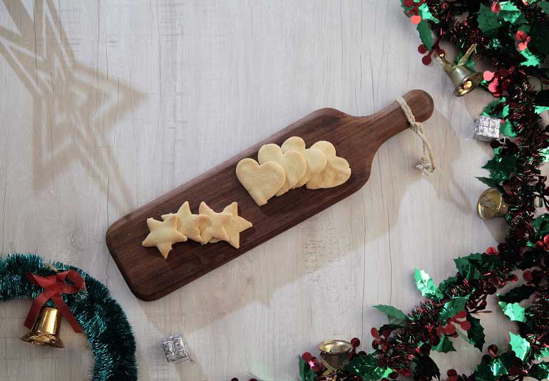 Easy Christmas Shortbread Butter Cookies Recipe