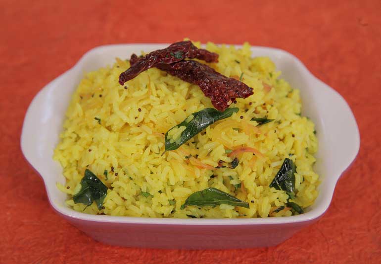 Lemon Rice in Marathi: South Indian Style Recipe