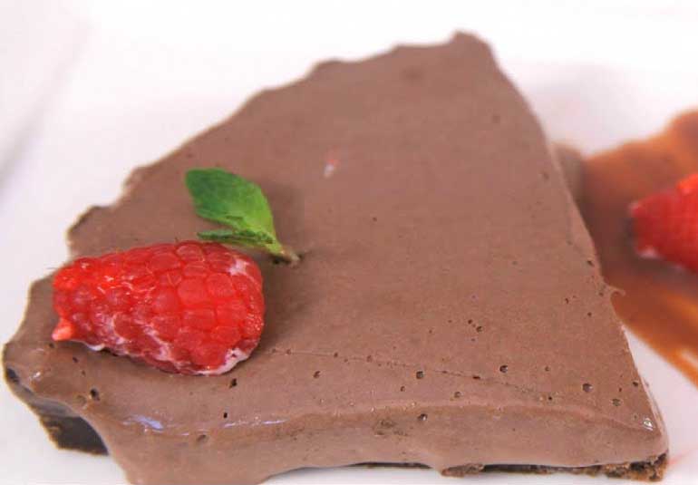No Bake Chocolate Tart - Valentines Dessert Recipe