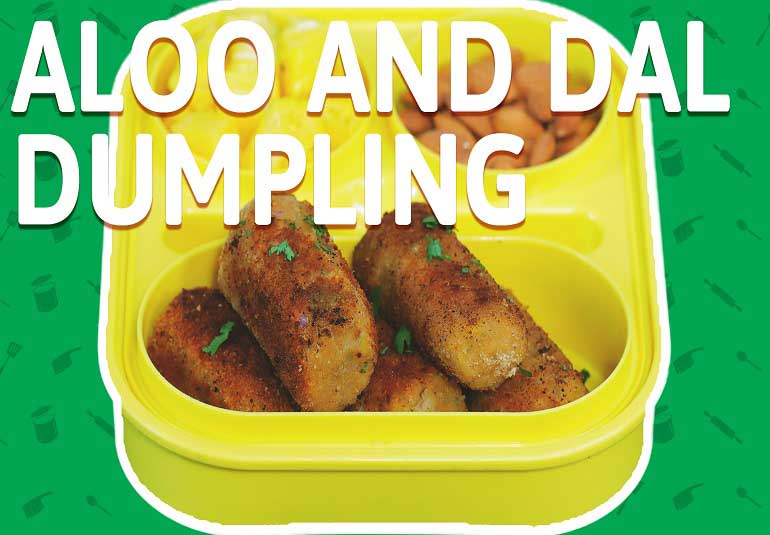 Aloo Dumplings with Chana Dal