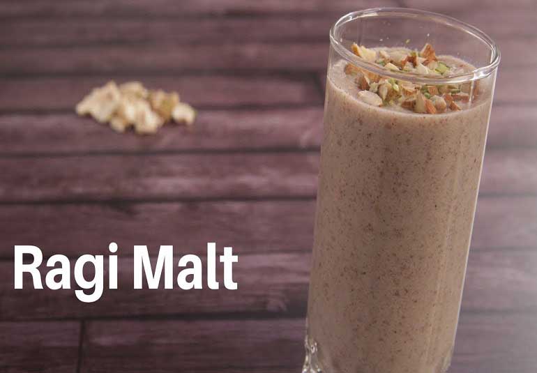Healthy Ragi Malt Recipe