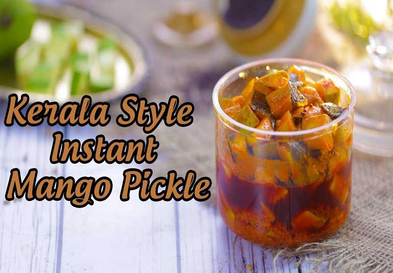 Pickles of India - Kerala Style Instant Mango Pickle