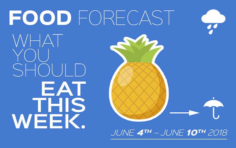 Food Forecast: June 4-10, 2018