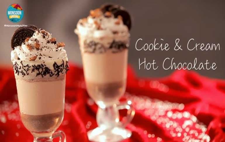 How To Make Oreo Cookies & Cream Hot Chocolate