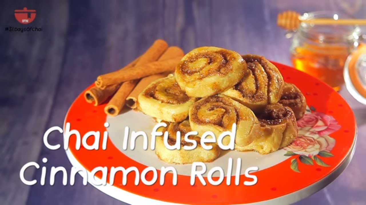 Chai Infused Cinnamon Rolls Recipe