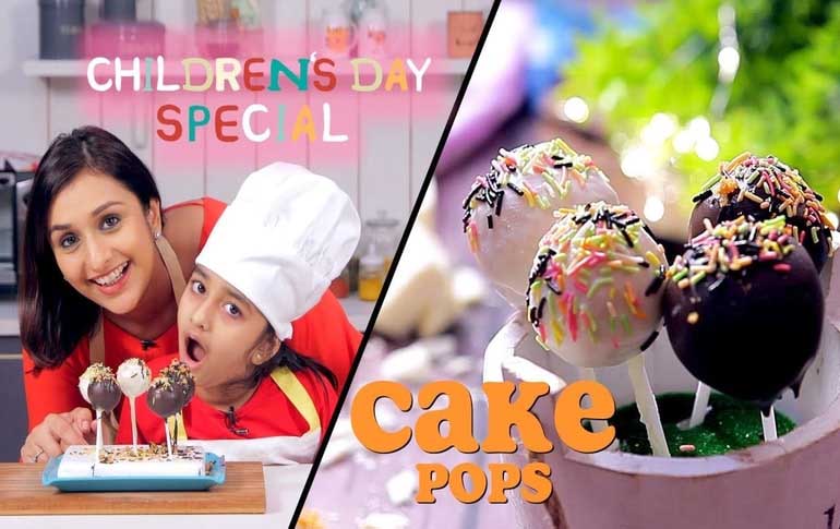 Childrens Day Special Cake Pops Recipe