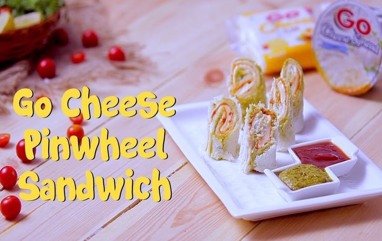 Go Cheese Pinwheel Sandwich Recipe