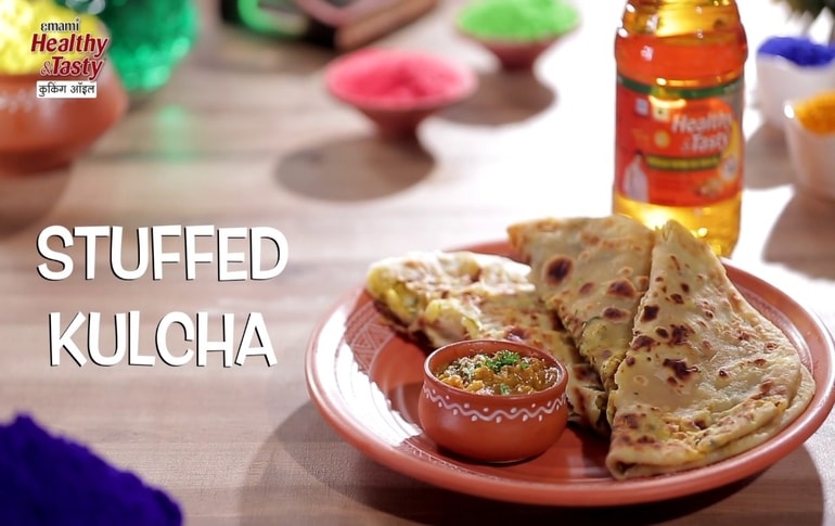 Quick And Easy Stuffed Kulcha Recipe By Harpal Singh Sokhi